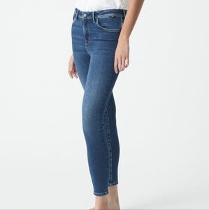 NWT Mavi Tess High Rise Skinny Dark Brushed Indigo 28/27 Jeans!
